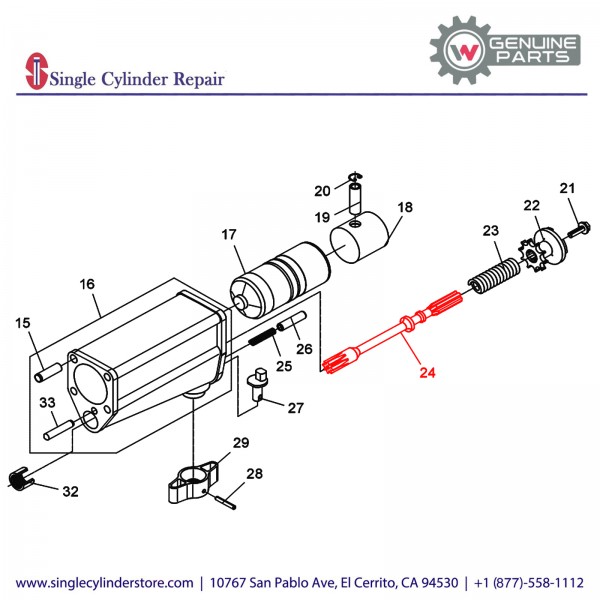 Wacker 5000046231 SHAFT