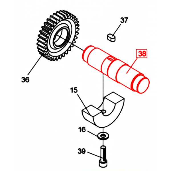 Wacker Neuson 5000047062 Shaft-Exciter Drive, DPU 2430