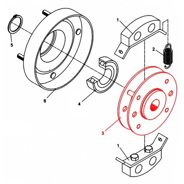 Wacker Neuson 5000047102 Hub Cpl, DPU2430