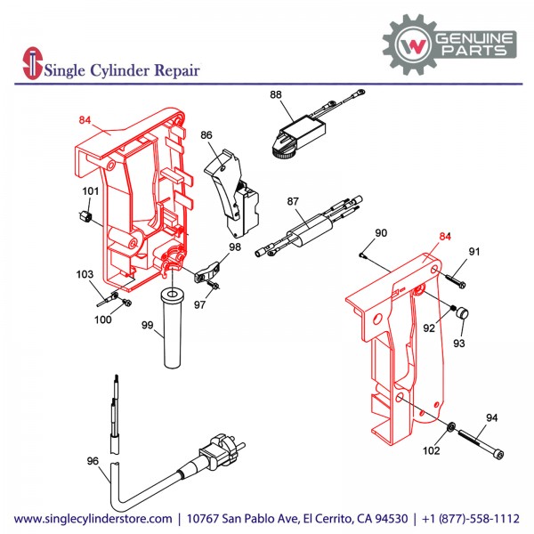 Wacker 5000047672 Handle