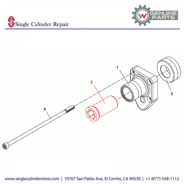 Wacker 5000049010 Bushing