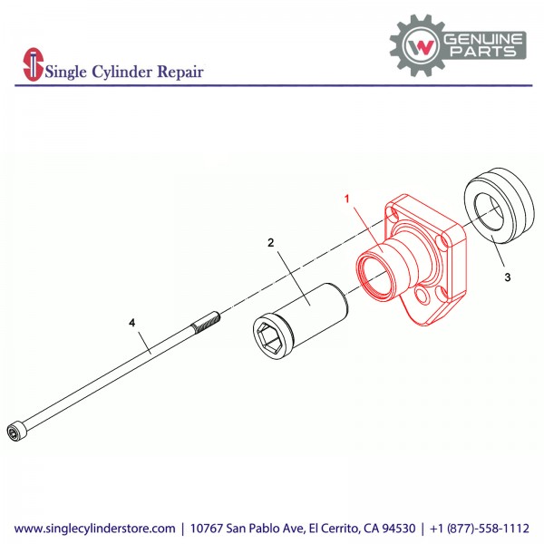 Wacker 5000049012 HOLDER-TOOL, ASSEMBLY