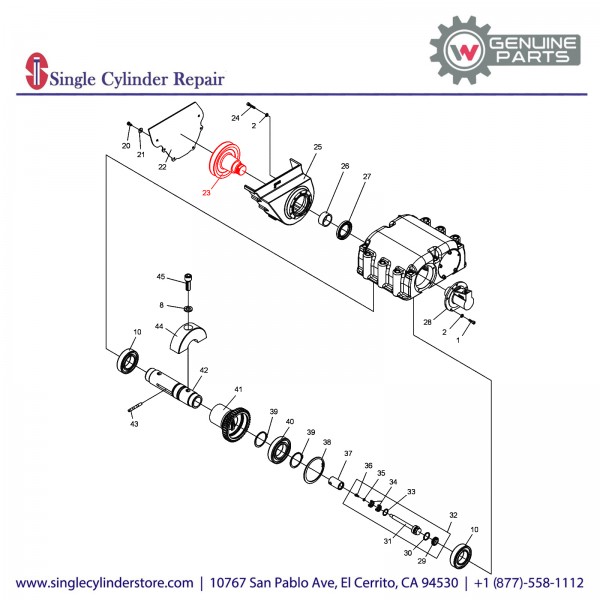 Wacker 5000058262 PULLEY-EXCITER DRIVE