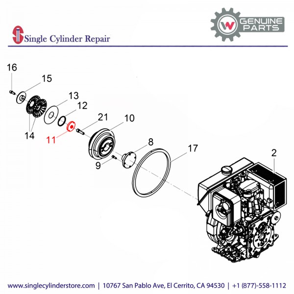 Wacker 5000058546 Disc Centrifugal Clutch