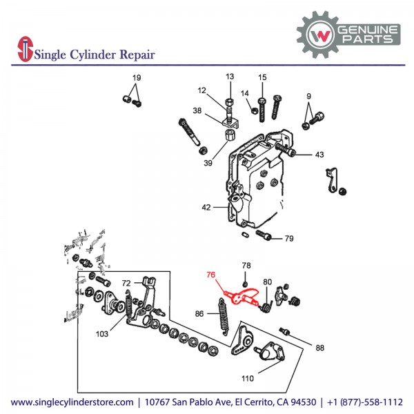 Wacker 5000063696 Lever