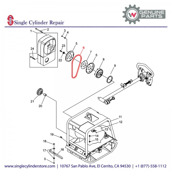 Wacker BELT-V SPA925LW 5000068201