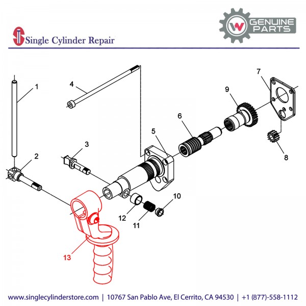 Wacker 5000068672 HANDGRIP