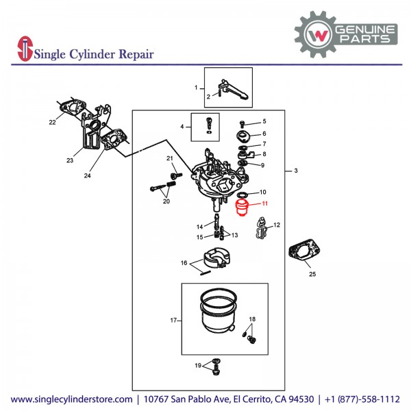 Wacker FILTER-FUEL STRAINER CUP 5000071023