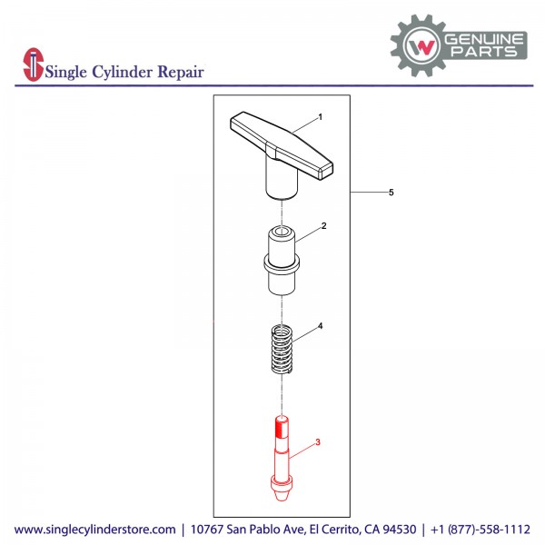 Wacker 5000071184 PIN-DETENT