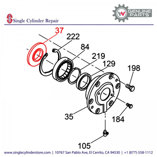 Wacker 5000072029 Flange