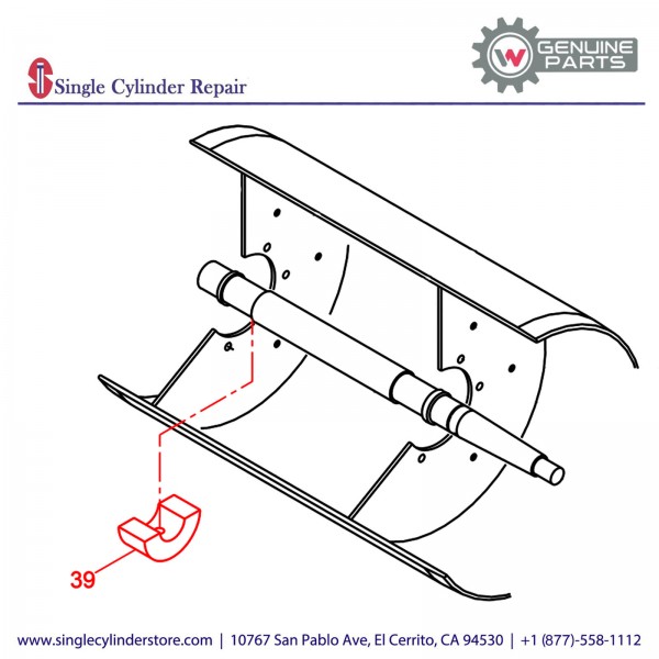 Wacker 5000072350 Counterweight