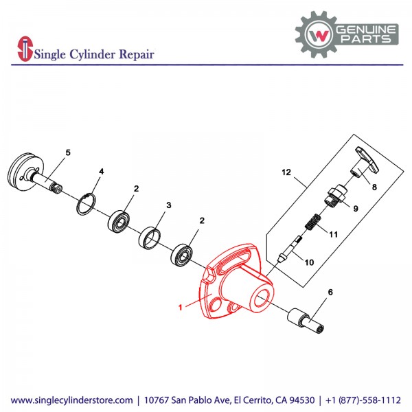 Wacker 5000073431 Hub