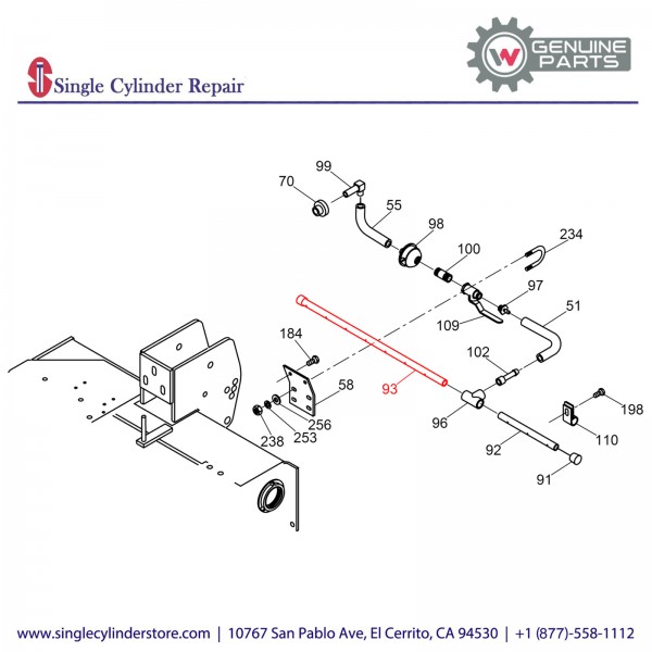 Wacker 5000073566 TUBE PERFORATED