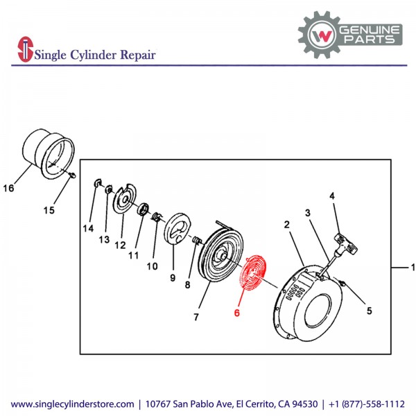 Wacker 5000073768 SPRING