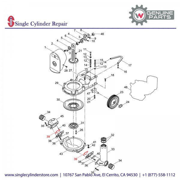 Wacker 5000074409 WEIGHT FLAPPER VALVE