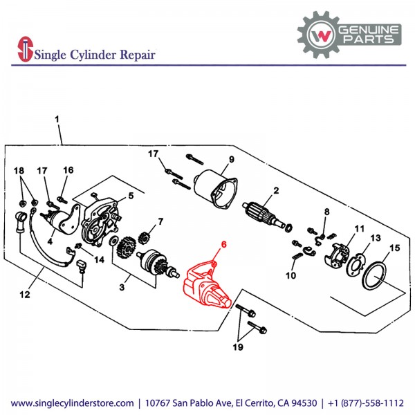 Wacker 5000075894 BRACKET FRONT, STARTER MOTOR