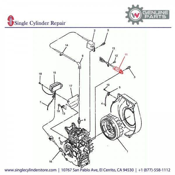 Wacker 5000077501 COIL LAMP