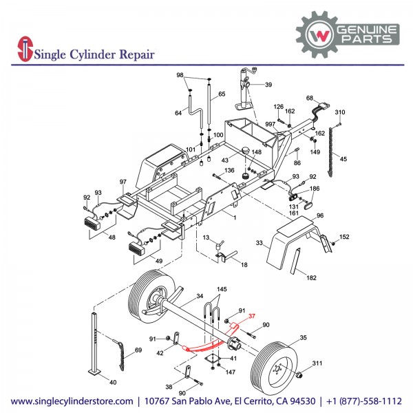 Wacker 5000077635 SPRING LEAF TYPE