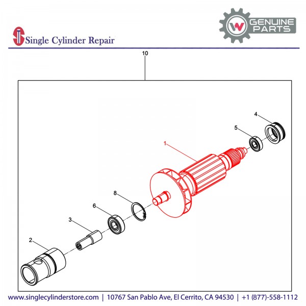 Wacker 5000078972 ROTOR 115