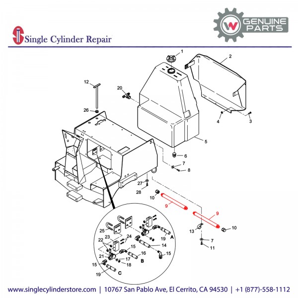 Wacker 5000079218 TUBE ASSEMBLY