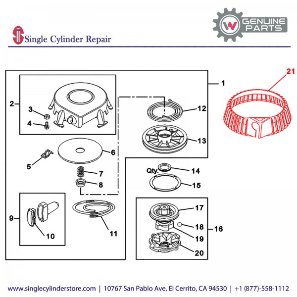 Wacker 5000080306 GUARD STARTER PROTECTION