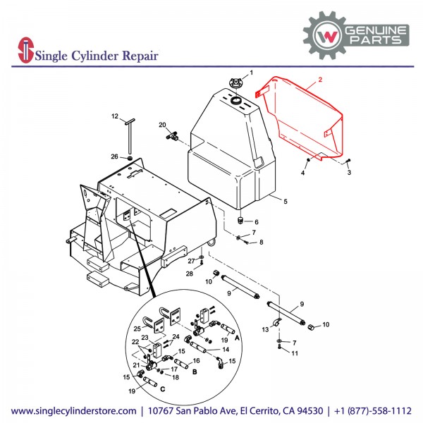 Wacker 5000081236 GUARD TANK