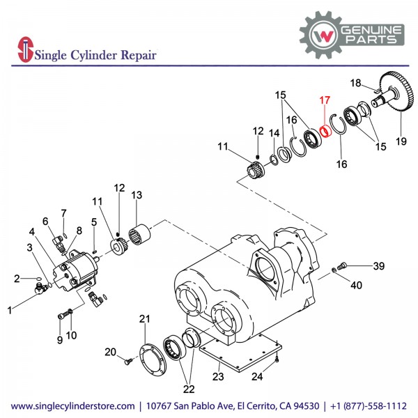 Wacker 5000081258 SPACER BEARING