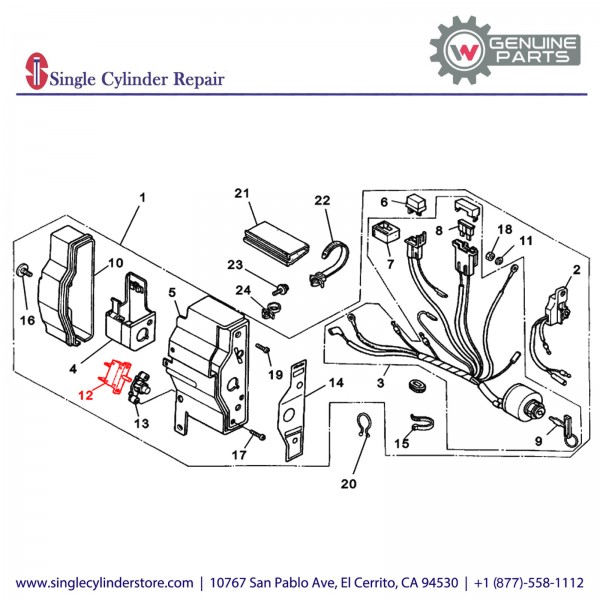 Wacker 5000081284 BREAKER CIRCUIT