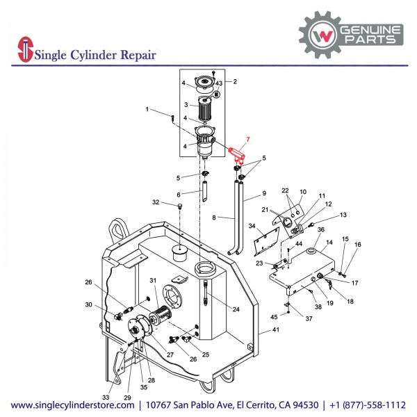 Wacker 5000081930 TUBE ASSEMBLY