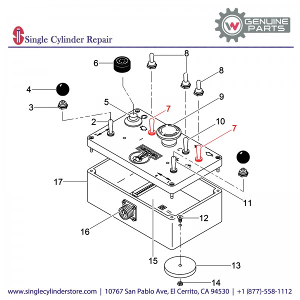 Wacker 5000081934 SWITCH 2 POS