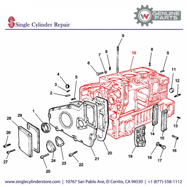 Wacker 5000082085 Crankcase