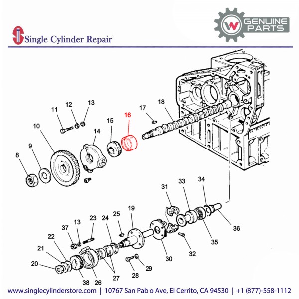 Wacker 5000082091 Bearing