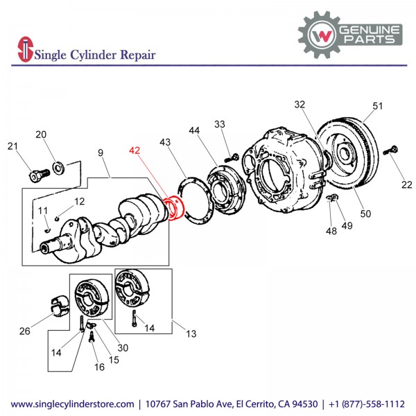 Wacker 5000082093 Bearing