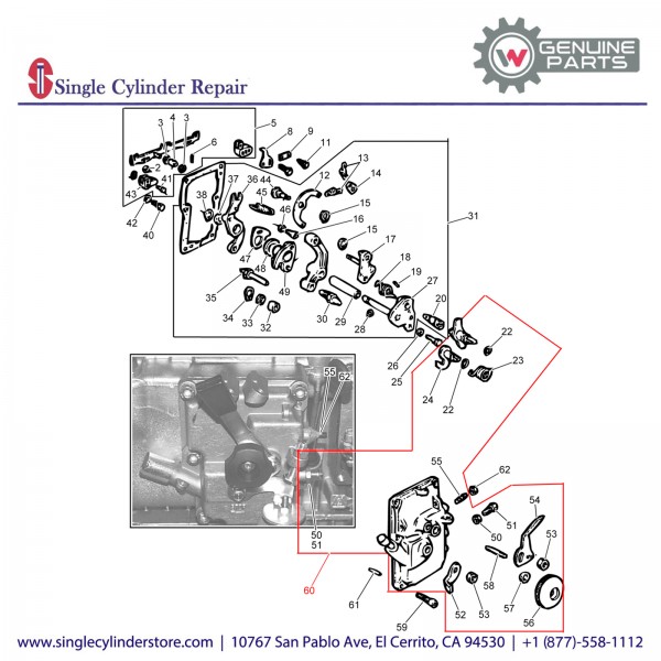 Wacker 5000082129 CONTROL HAND