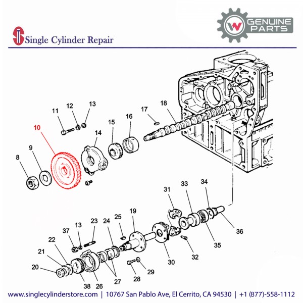 Wacker 5000082208 Gear