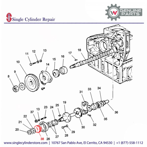 Wacker 5000082210 Gear