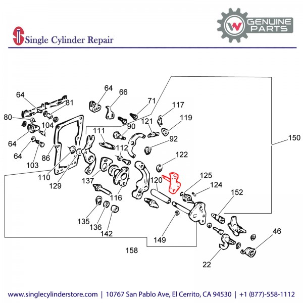 Wacker 5000082219 Lever