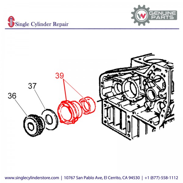 Wacker 5000082326 SUPPORT CRANKCASE