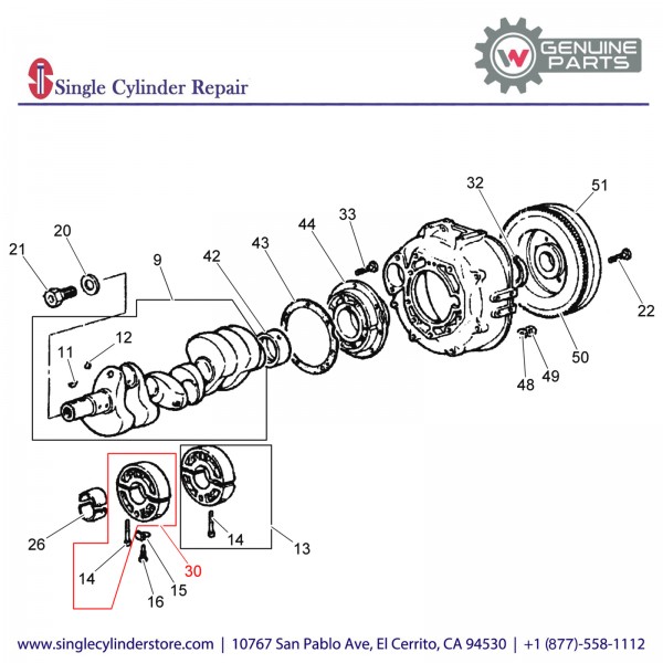 Wacker 5000082328 SUPPORT GEARSIDE, MIDDLE