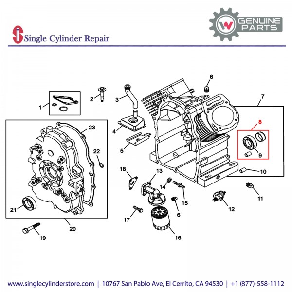 Wacker 5000083241 KIT BUSHING SEAL