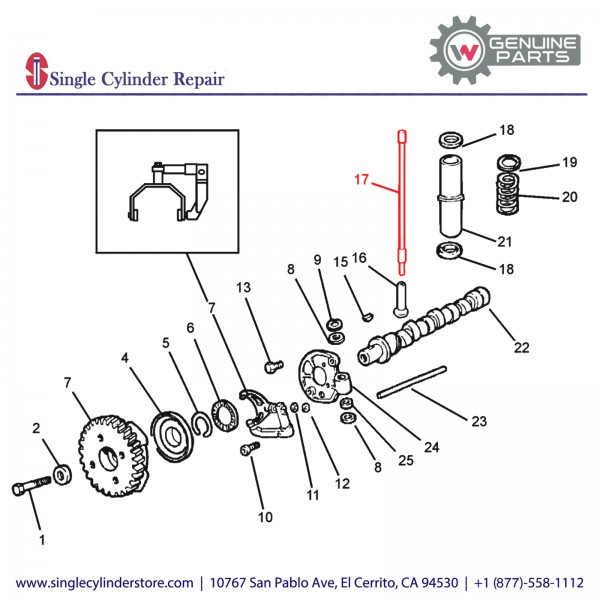 Wacker 5000084139 ROD PUSH