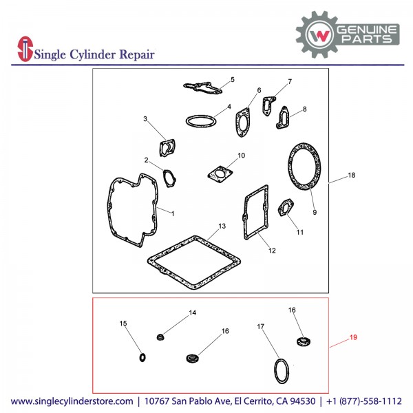 Wacker 5000084302 O-RING SET