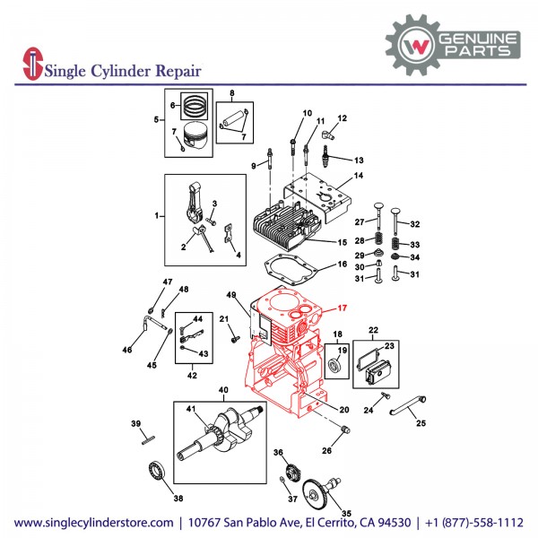 Wacker 5000084608 BLOCK ENGINE