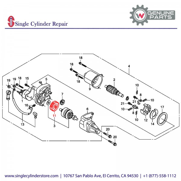 Wacker 5000084637 GEAR REDUCTION