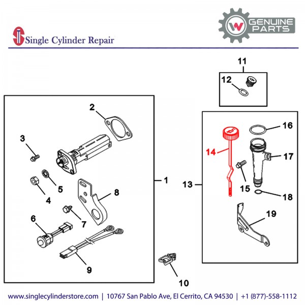 Wacker 5000084773 Dipstick