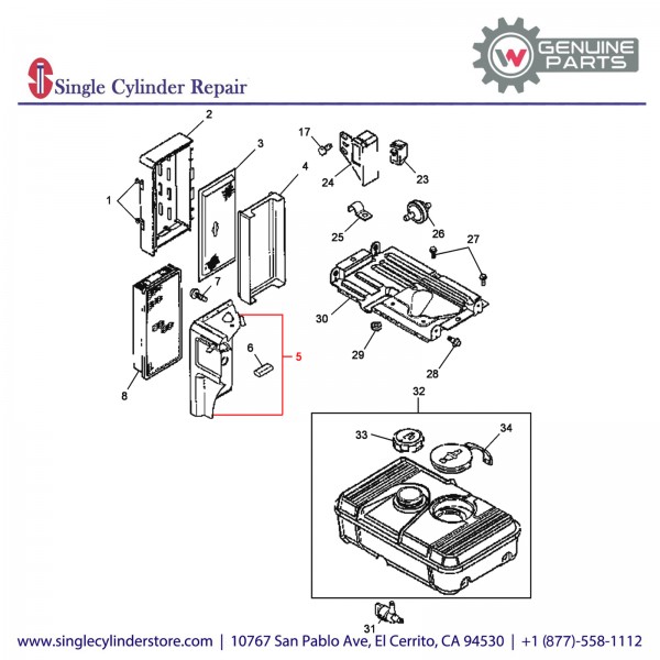 Wacker 5000084809 CONSOLE AIR CLEANER