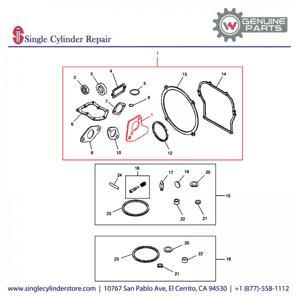 Wacker 5000084827 Gasket Set