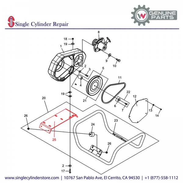 Wacker 5000085961 MOUNT ENGINE