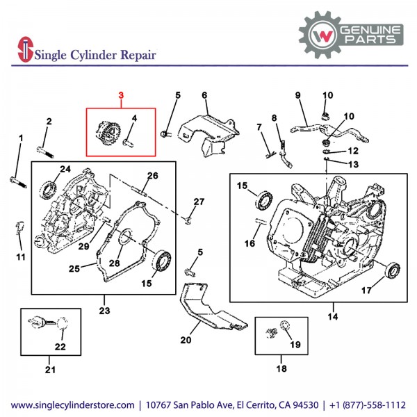 Wacker 5000086824 GEAR GOVERNOR