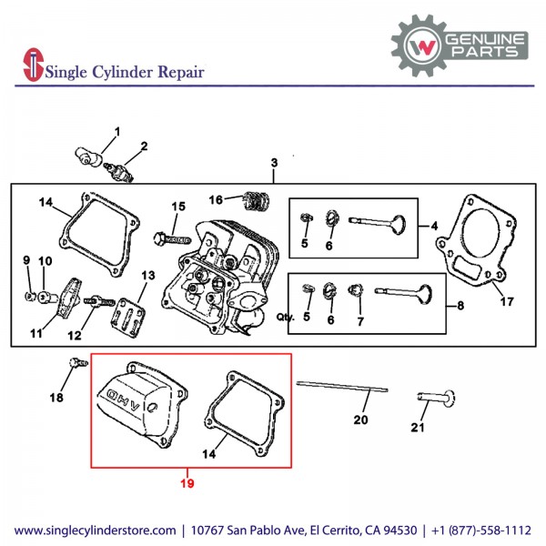 Wacker 5000086858 COVER VALVE